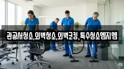 관공서청소,외벽청소,외벽코킹,특수청소엠지엠