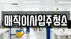 매직이사입주청소
