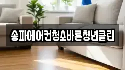 송파에어컨청소바른청년클린