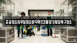 준공청소사무실청소바닥왁스건물상가원상복구청소