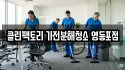 클린팩토리 가전분해청소 영등포점