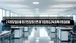 24시당일유품정리빈집정리쓰레기집청소고독사특수청소비용