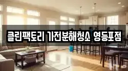 클린팩토리 가전분해청소 영등포점