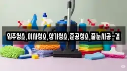 입주청소,이사청소,상가청소,준공청소,줄눈시공-결