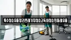 특수청소유품정리쓰레기집청소고독사청소민들레유품