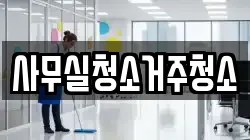 사무실청소거주청소