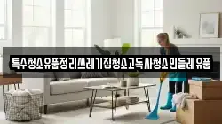 특수청소유품정리쓰레기집청소고독사청소민들레유품