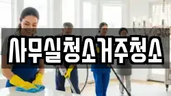 사무실청소거주청소