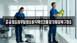 준공청소사무실청소바닥왁스건물상가원상복구청소