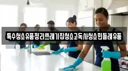 특수청소유품정리쓰레기집청소고독사청소민들레유품