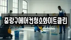 중랑구에어컨청소화이트클린