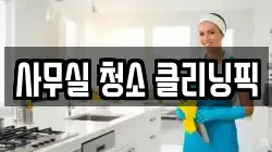 사무실 청소 클리닝픽