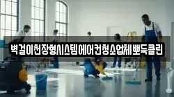 벽걸이천장형시스템에어컨청소업체뽀득클린