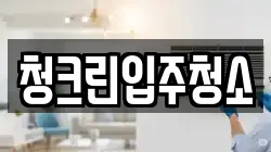 청크린입주청소