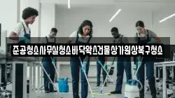 준공청소사무실청소바닥왁스건물상가원상복구청소