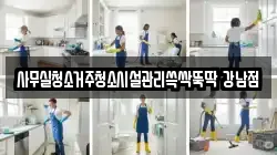 사무실청소거주청소시설관리쓱싹뚝딱 강남점
