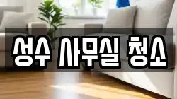성수 사무실 청소