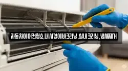 자동차에어컨청소,내시경에바크리닝,실내크리닝,냄새제거