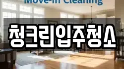 청크린입주청소