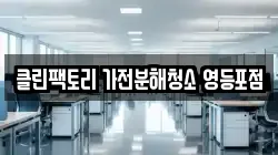 클린팩토리 가전분해청소 영등포점