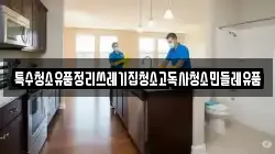 특수청소유품정리쓰레기집청소고독사청소민들레유품
