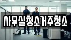 사무실청소거주청소
