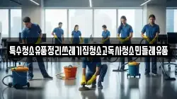 특수청소유품정리쓰레기집청소고독사청소민들레유품