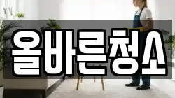 올바른청소