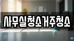 사무실청소거주청소