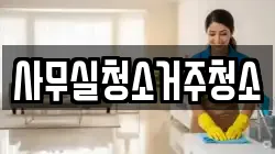 사무실청소거주청소