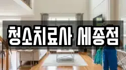청소치료사 세종점
