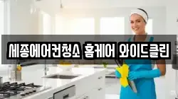 세종에어컨청소 홈케어 와이드클린