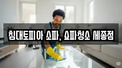 침대토피아 소파, 쇼파청소 세종점