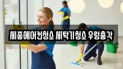 세종에어컨청소 세탁기청소 우렁총각