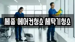 세종 에어컨청소 세탁기청소