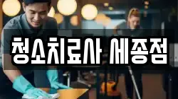 청소치료사 세종점