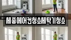 세종에어컨청소세탁기청소