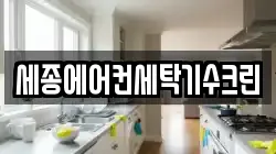 세종에어컨세탁기수크린