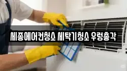 세종에어컨청소 세탁기청소 우렁총각