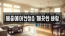 세종에어컨청소 깨끗한 바람