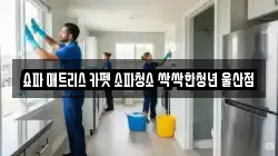 쇼파 매트리스 카펫 소파청소 싹싹한청년 울산점