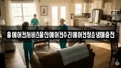 홍에어컨서비스울산에어컨수리에어컨청소냉매충전