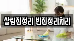 살림집정리 빈집정리처리