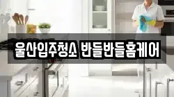 울산입주청소 반들반들홈케어