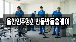 울산입주청소 반들반들홈케어