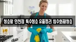 청소왕 인천점 특수청소 유품정리 침수화재청소