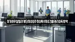 상가사무실빌라계단청소입주청소특수청소건물관리소독방역