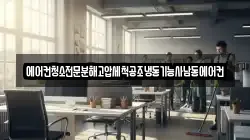 에어컨청소전문분해고압세척공조냉동기능사남동에어컨