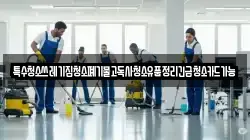 특수청소쓰레기집청소폐기물고독사청소유품정리긴급청소카드가능