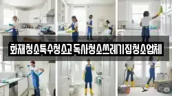 화재청소특수청소고독사청소쓰레기집청소업체